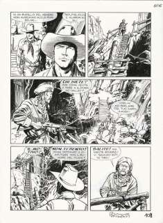 Bruno Brindisi | Tex, Color #1 - Bruno Brindisi - tavola originale "E Venne il Giorno" - Exemplaire unique - (2011) | Catawiki