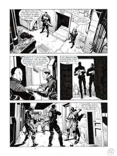 Germano Bonazzi - | Germano Bonazzi - 4x Tavola Originale - Nathan Never Gigante n. 14 "La sorgente nascosta" - (2011) | Catawiki