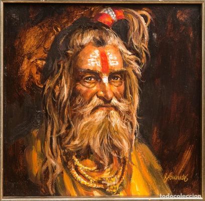 FERNANDO FERNÁNDEZ - ORIGINAL AL ÓLEO - SHADU DE INDIA | todocoleccion (Buy It Now)