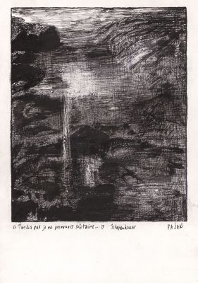Frédéric Pajak | "Tandis que me promenais solitaire..." - Encre de Chine, plume et pinceau sur papier | Huberty Breyne Gallery