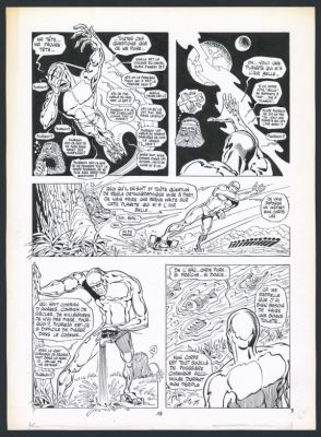 Marcel Gotlib | Planche originale n°03 pour l’histoire complète La saga du patineur d’argent en 13 pages - Tome 3 - Rhââ Lovely | Daniel Maghen