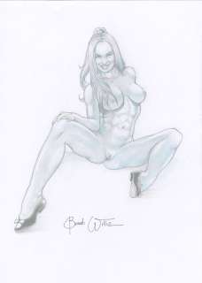 William Bondi | Le mie Pin Up - W. Bondi - Original illustration "Sorridi" - Page volante - Exemplaire unique | Catawiki