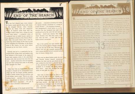 END OF THE SEARCH, TALES FROM THE CRYPT #20, SP Text Story, Art (1950) | Russ Cochran