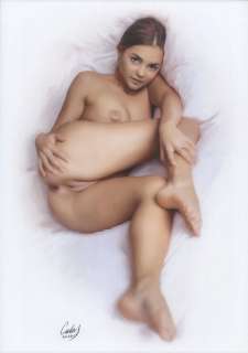 Calas, J.M. | Jean Michel Calas - Dessin original en couleur - Cute model - Format dessin: 29,7 x 42 cm. - (2022) | Catawiki