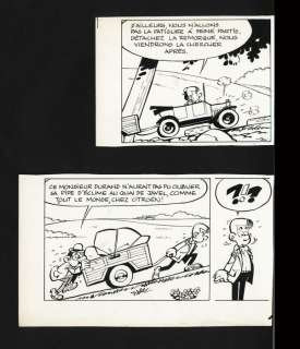 Francis | Francis - 2 cases originale Marc Lebut et son voisin - Nous n’allons pas nous fatiguer ! - Page volante - (1970) | Catawiki