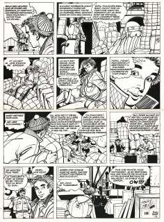 Eddy Paape | Marc Dacier, Aventures autour du monde, planche originale à l’encre de chine pour cet album paru en 1960 chez Dupuis. | Septimus