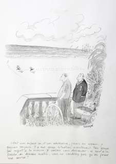 Sempé | Illustration Ã  l’encre de Chine et au lavis s… | Millon