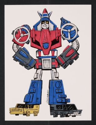 Ian Glaubinger | Vehicle Voltron Sketch | mycomicshop.com
