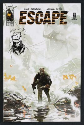 Daniel Acuna | Escape (2025 Image) #1A with Sketch by Daniel Acuna | mycomicshop.com