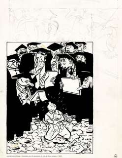 Chaland, Yves | Chaland, Yves - Estampe pigmentaire à tirage unique + certificat + NFT - Les héritiers d’Hergé - (2022) | Catawiki