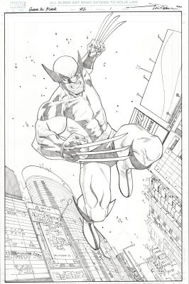 Queen in Black Wolverine Splash Issue 2 by Paco Medina | Comix Art Studio