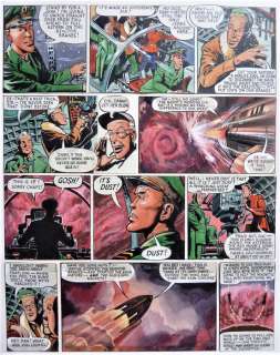 Hampson, Frank | Hampson, Frank - Original page in colour - Dan Dare - The Red Moon Mystery - (1951) | Catawiki