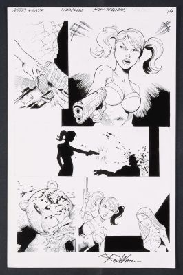 Ron Williams | Original Art from Unidentified Notti and Nyce Issue (c. 2020) by Ron Williams Page 14 | mycomicshop.com