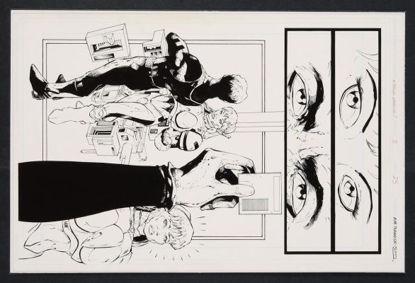 John Floyd | Original Art from Eternal Warriors Archer and Armstrong (1997) Page 25 Pencils by Robert Teranishi Inks | mycomicshop.com (Buy It Now)