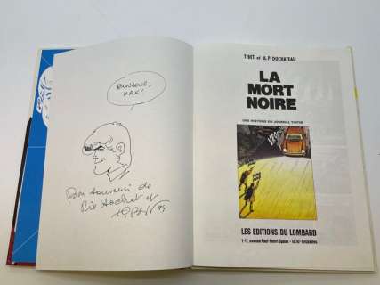 Tibet / Duchâteau | Ric Hochet T35 + dédicace - C - Réédition - (1987) | Catawiki