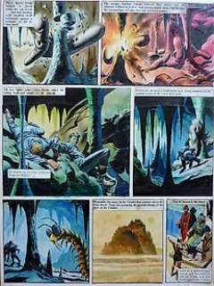 Lawrence, Don | Lawrence, Don - Originele pagina in kleur - Trigië / The Trigan Empire - "The Falling Moon" - (1966) | Catawiki