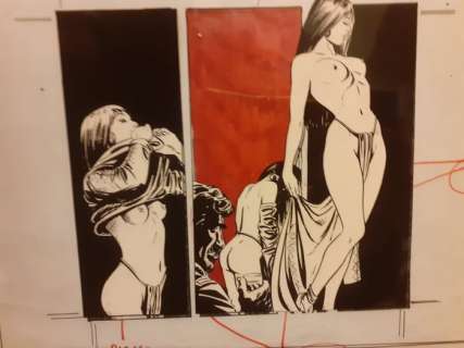 Arduini Lucia | Skorpio n. 14 - Cover originale di Arduini Lucia - Page volante - EO - (1986) | Catawiki