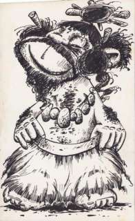 Hausman. Illustration or. Homme préhistorique | BDEnchères