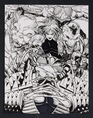 Mike Wilson | Cyberfrog Rogues Gallery Commission | mycomicshop.com (Buy It Now)