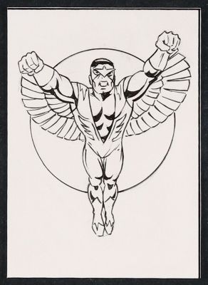 Greg Murray | Falcon Sketch Card | mycomicshop.com (Buy It Now)