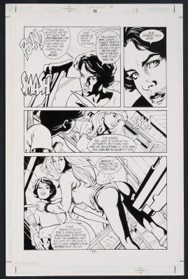 Yanick Paquette, Mark Lipka | Original Art from Codename Knockout #11 (2002) Page 17 Pencils by Yanick Paquette, Inks by Mark Lipka | mycomicshop.com (Buy It Now)