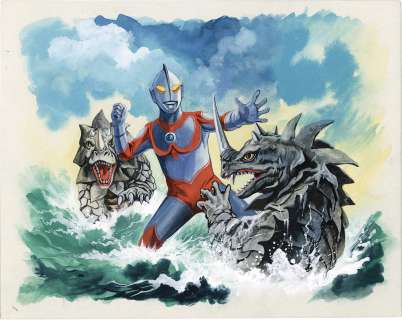 Toshio Okazaki Hand-Drawn Illustration The Return Of Ultraman | Mandarake (Big Web)