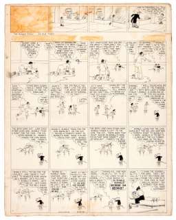 "THE BUNGLE FAMILY" ORIGINAL ART FOR TEN CONSECUTIVE 1935 SUNDAY PAGES. | Hake’s
