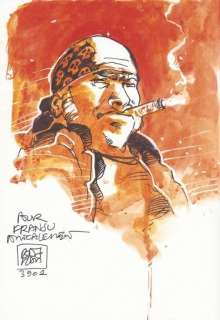 Bajram. Dessin original dédicacé UW1 | BDEnchères