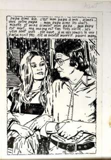 Kiki Picasso  (Chapiron Christian, 1956) | KIKI PICASSO Dessin original representant Brigitte Bardot… | Estim Nation