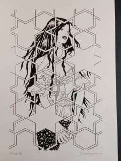 Roberto Baldazzini | Roberto Baldazzini - Illustrazione Originale "Giselle" - Firmata - (2010) | Catawiki