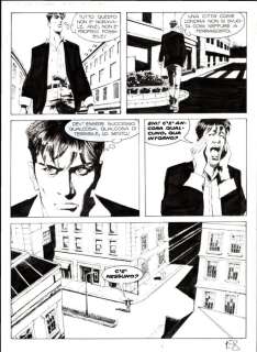 Corrado Roi | Corrado Roi - Tavola Originale - Dylan Dog Maxi n. 14 "Paranoia" - (2001) | Catawiki