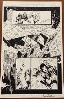 Alberto Ponticelli - Marvel Knights #2 Page 20 - Original Art Page by Alberto Ponticelli