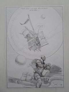 De Vos, Jorg | De Vos, Jorg - Originele tekening - Storm - Reclame abonnement Eppo - (2009) | Catawiki