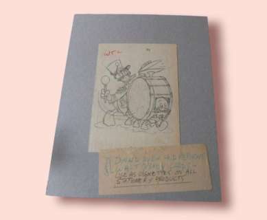 Unknown Disney Artist | Donald and the Nephews - Playing the Drum - Original Artwork after Carl Barks published on the French market - (1962) | Catawiki