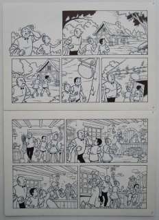 Morjaeu, Luc | Morjaeu, Luc - Suske en Wiske - Originele pagina (p.2) - De blikken blutser - (2005) | Catawiki