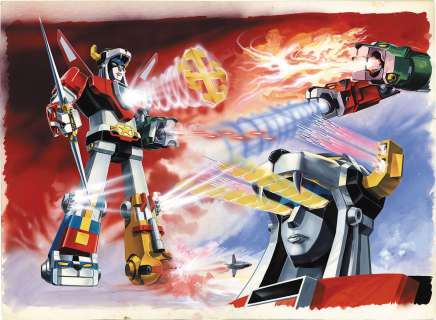 Toshio Okazaki Handwritten color Hanken Illustration "Beast King Golion " | Mandarake (Big Web)