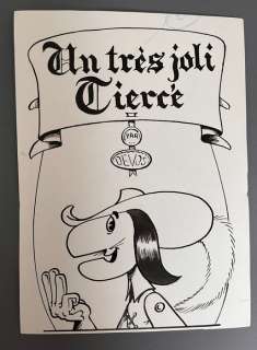 Devos | Devos - 25x Planche originale + couverture - Mini-récit Spirou - Un très joli tiercé - (1974) | Catawiki