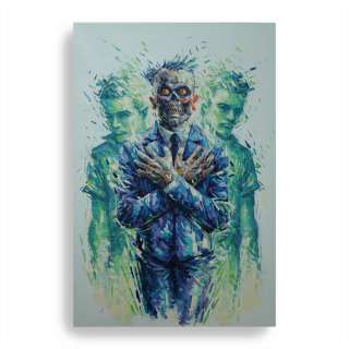 Regarding the Matter of Oswald’s Body #1 (Canvas) Johnny Desjardins Original Art | ComicTom Shop