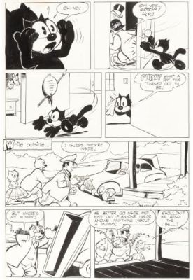 Otto Messmer | Félix le chat, n°54, planche n°13 | Galerie 9ème Art