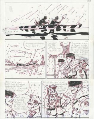 Hugo Pratt | Morgan, planche n°66 | Galerie 9ème Art