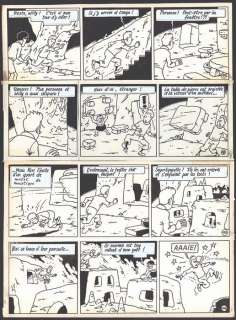 Bob de Moor - Planche Originale (P.26) - | Bob De Moor - Planche originale (p.26) - Les Aventures d’Oncle Zigomar/ De avonturen van Nonkel Zigomar - L’Empire des Taupes /Het Mollenrijk - (1955/2023) | Catawiki