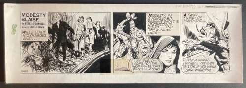 Colvin, Neville | Colvin, Neville - Original strip - Modesty Blaise - Disguised as a Nun - (1982) | Catawiki
