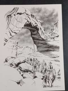 Verger, Civitelli | Tex - Fabio Civitelli - illustrazione originale - L’Arco di Pietra: Nello Utah Selvaggio - Firmato - Exemplaire unique - (2005) | Catawiki