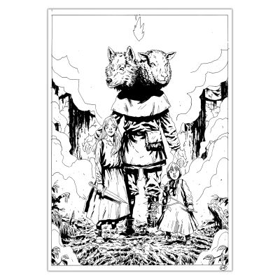 Jérémie Gasparutto | Le chemin derrière la maison - Planche originale 44 | Achetez de l’Art