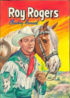 Howarth- Original Cover Painting- Roy Rogers Cowboy Annual (1951) | Russ Cochran