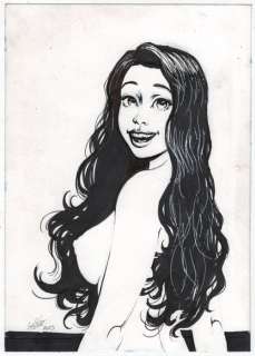 Size: 9,5 X 14 Cm. - Signed | Gambedotti, Atilio - Original illustration - hey! - (2022) | Catawiki