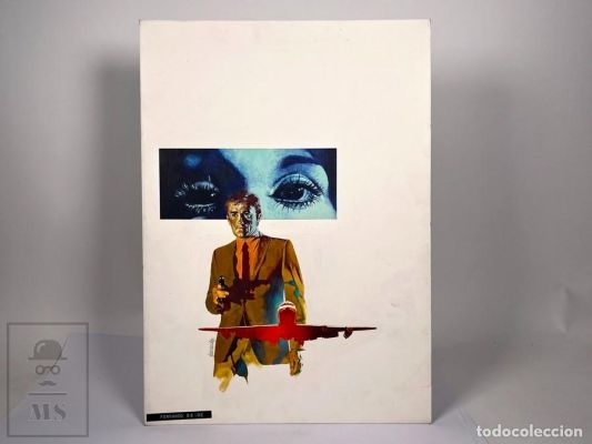 Obra Original Portada ? Fernando Fernández - Novela Espionaje / Acción - Años 60-70 | todocoleccion (Buy It Now)