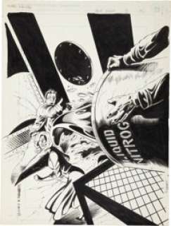 Adam Hughes and Rick Magyar The MAZE Agency #5 Cover Original Art (Comico, 1989). Most fans first took notice -