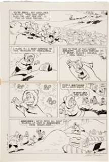 Carl Barks Uncle Scrooge #59 "North of the Yukon" Page 24 Original Art (Gold Key, 1965). The devious - | Heritage