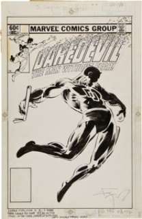 Frank Miller and Klaus Janson Daredevil #185 Cover Original Art (Marvel, 1982). The Man of Fear’s radar sense is - | Heritage